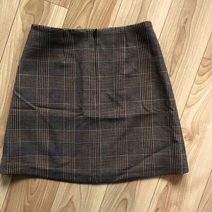 Aritzia plaid skirt